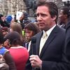 Watch Local CBS Reporter Sean Hennessey Get Hilariously Heckled At Million Hoodie March